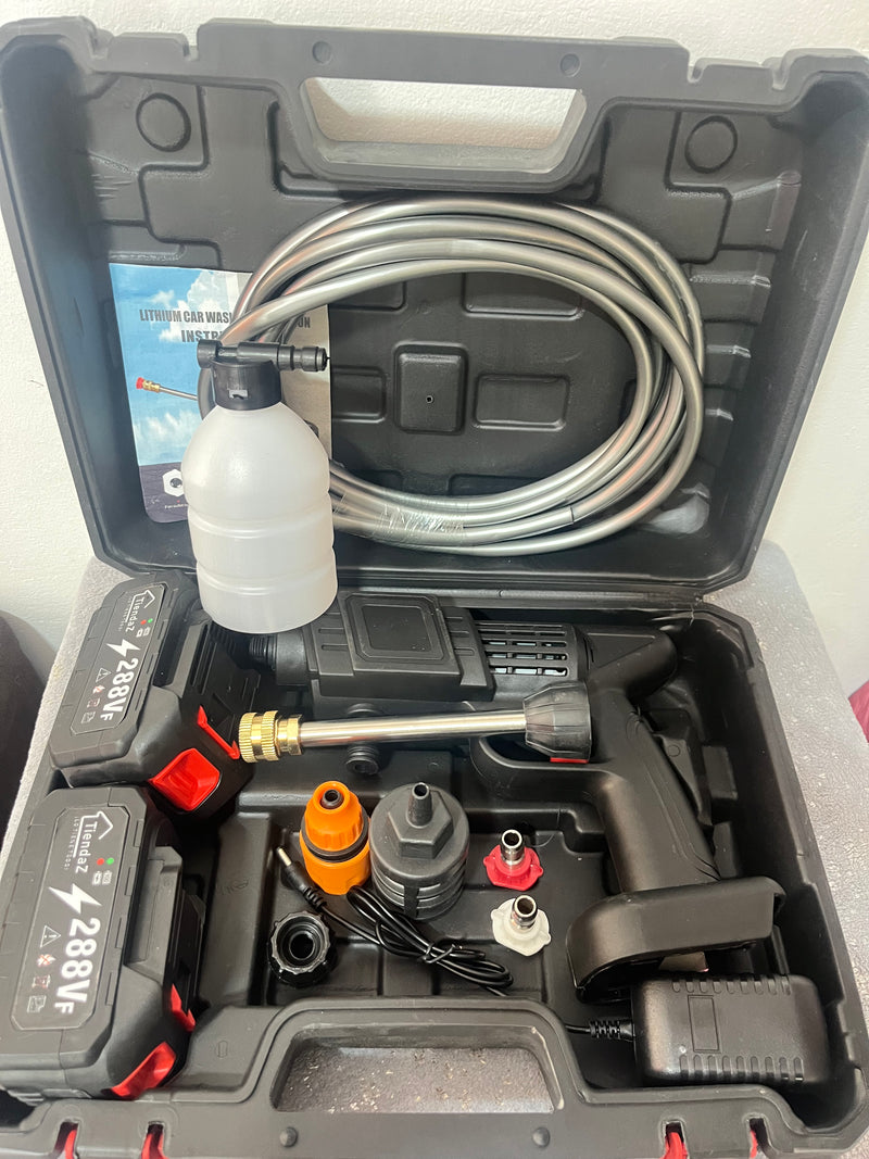HIDROLAVADORA  PRORTATIL DE Doble BATERIA  de 288v